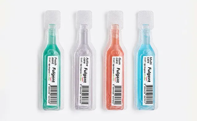 Fulgent 10 ml single-use mouthwash sachets