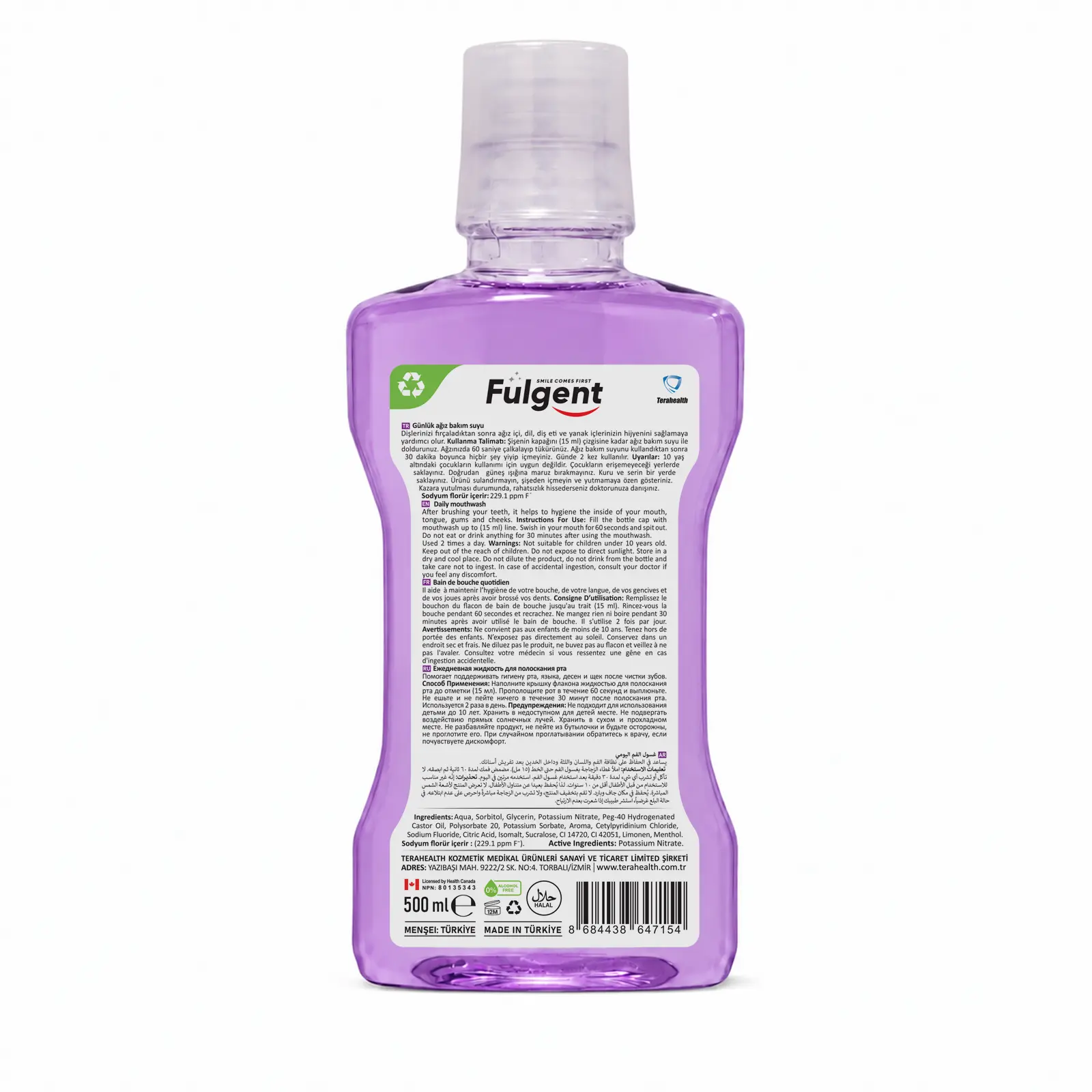 Back label